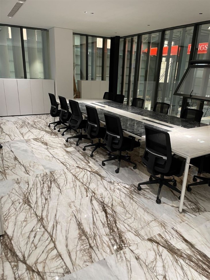 Spider White Marble Slab