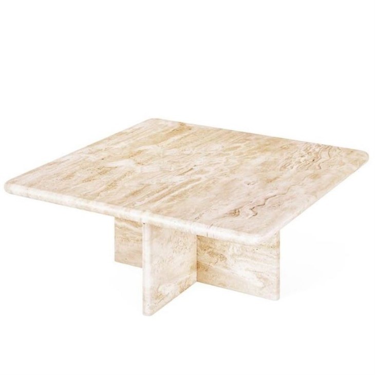 Travertine Natural Marble Coffee Table