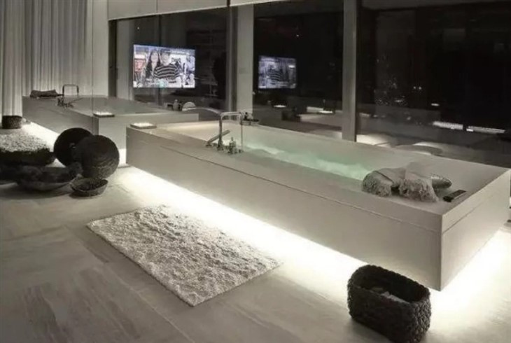 White Wood Marble Countertops